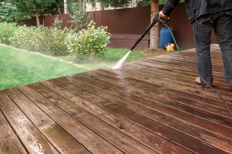 Deck Cleaning Before Staining